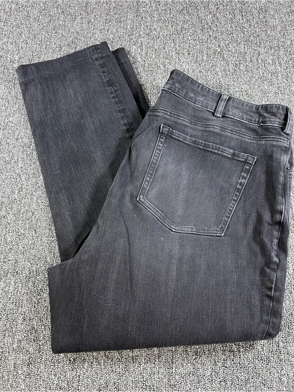 Duluth Trading Dark Wash Stretch Jeans Size 18 Hemmed